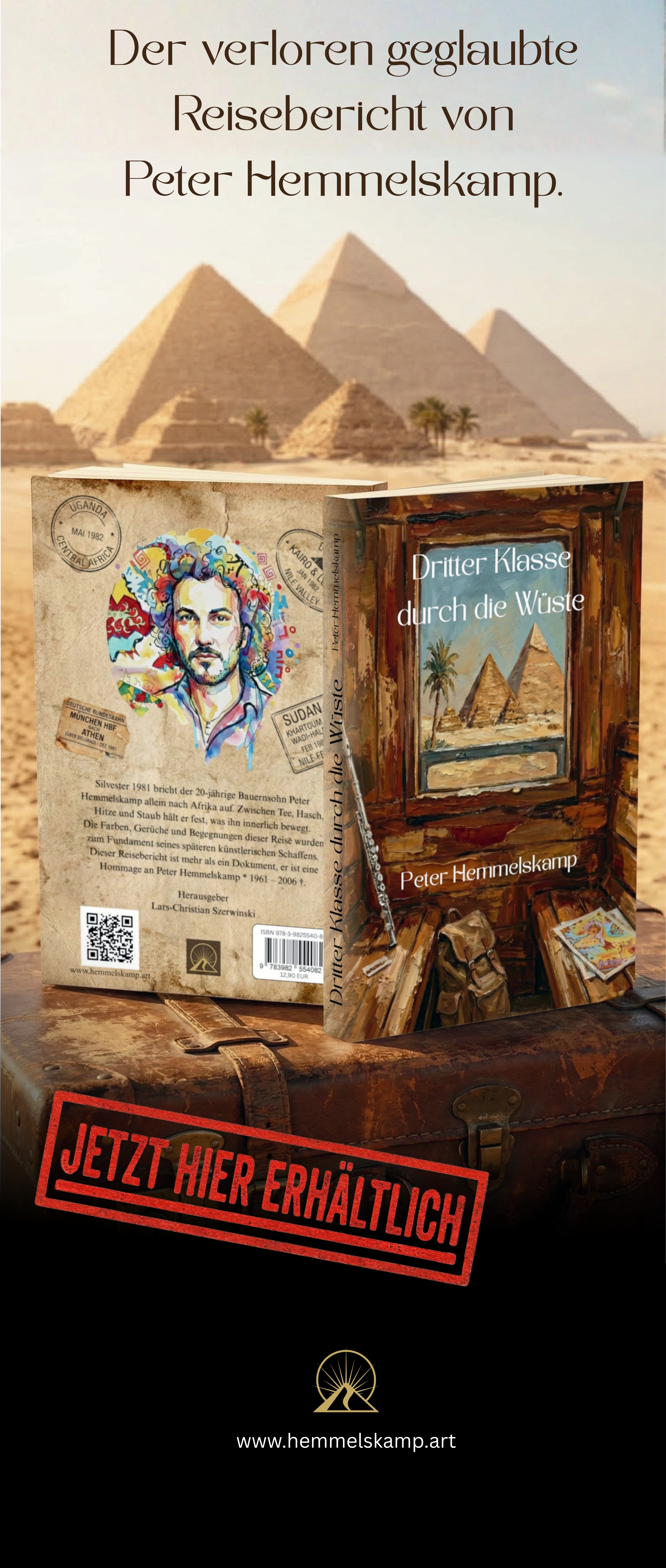 Reisebericht Werbe Plakat