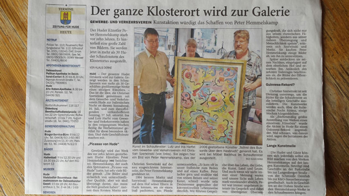 Zeitungsartikel über Hemmelskamp (2016)